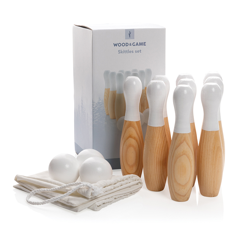 Houten kegelset - Afbeelding 4